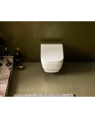 Унитаз биде Boheme Bello 971-2-MW подвесной Белый матовый без сиденья