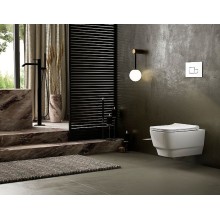 Унитаз биде Boheme Bello 971-2-W подвесной Белый глянец без сиденья