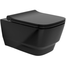Унитаз Boheme Bello 971-B подвесной Черный матовый без сиденья