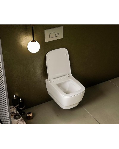 Унитаз Boheme Bello 971-W подвесной Белый глянец без сиденья