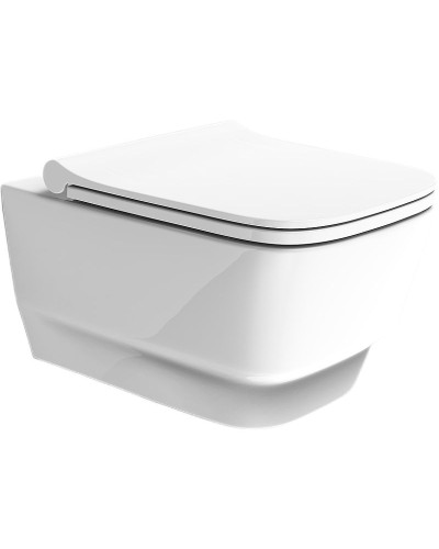 Унитаз Boheme Bello 971-W подвесной Белый глянец без сиденья