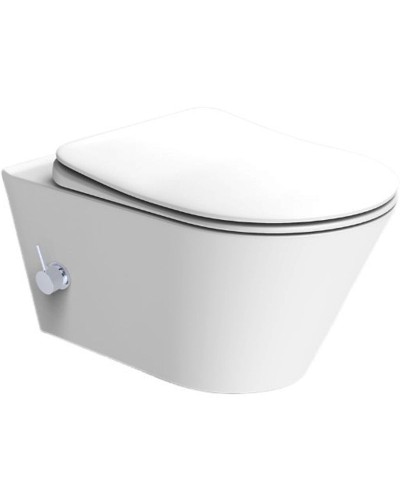 Унитаз биде Boheme Avva 972-2-MW подвесной Белый матовый без сиденья