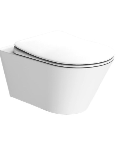Унитаз Boheme Avva 972-MW подвесной Белый матовый без сиденья