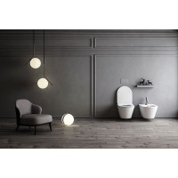 Унитаз Boheme Avva 972-W подвесной Белый глянец без сиденья