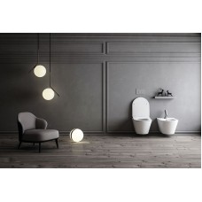 Унитаз Boheme Avva 972-W подвесной Белый глянец без сиденья