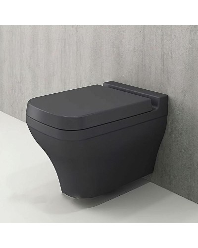 Унитаз Bocchi Scala 1080-020-0129 подвесной Антрацит матовый без сиденья