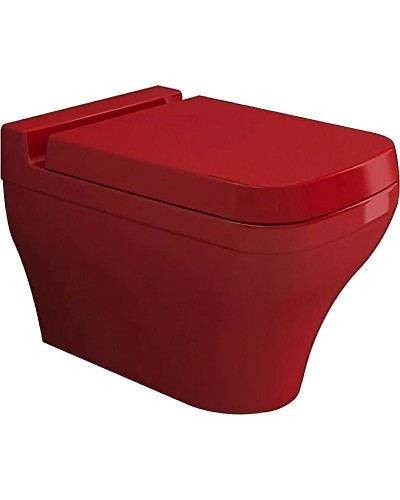 Унитаз Bocchi Scala 1080-019-0129 подвесной Красный глянцевый без сиденья