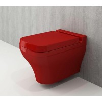 Унитаз Bocchi Scala 1080-019-0129 подвесной Красный глянцевый без сиденья