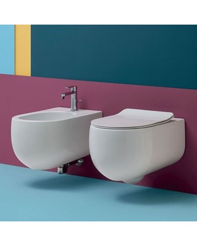 Унитаз Kerasan Flo 311130 подвесной Белый матовый без сиденья