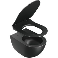 Унитаз Ravak Uni Chrome RimOff X01794 подвесной Черный без сиденья