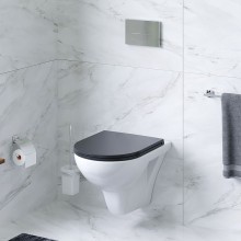 Унитаз AM.PM Gem C901700SCmb подвесной с сиденьем Микролифт