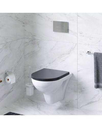 Унитаз AM.PM Gem C901700SCmb подвесной с сиденьем Микролифт