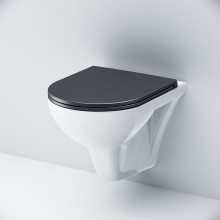 Унитаз AM.PM Gem C901700SCmb подвесной с сиденьем Микролифт