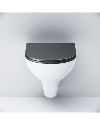 Унитаз AM.PM Gem C901700SCmb подвесной с сиденьем Микролифт