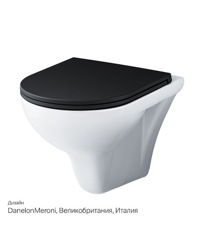 Унитаз AM.PM Gem C901700SCmb подвесной с сиденьем Микролифт