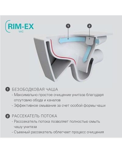 Унитаз Vitra Metropole 7672B003-1687 подвесной без сиденья