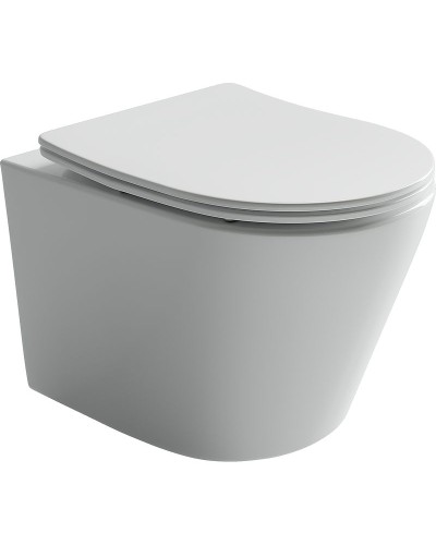 Унитаз Ceramica Nova Balearica CN6000 подвесной Белый с сиденьем Микролифт