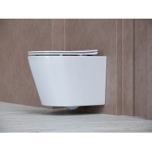 Унитаз Ceramica Nova Balearica CN6000 подвесной Белый с сиденьем Микролифт