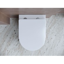 Унитаз Ceramica Nova Balearica CN6000 подвесной Белый с сиденьем Микролифт