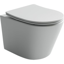 Унитаз Ceramica Nova Balearica CN6000MW подвесной Белый матовый с сиденьем Микролифт