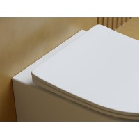 Унитаз Ceramica Nova Balearica CN6000MW подвесной Белый матовый с сиденьем Микролифт