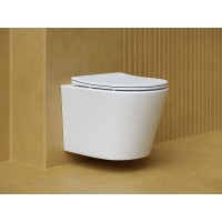 Унитаз Ceramica Nova Balearica CN6000MW подвесной Белый матовый с сиденьем Микролифт