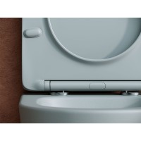 Унитаз Ceramica Nova Balearica CN6000MH подвесной Антрацит матовый с сиденьем Микролифт