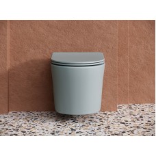 Унитаз Ceramica Nova Balearica CN6000MH подвесной Антрацит матовый с сиденьем Микролифт