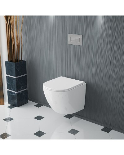 Унитаз Owl 1975 Vind Cirkel-H TOWLT190302 подвесной с сиденьем Микролифт