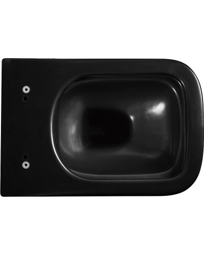 Унитаз Abber Rechteck AC1200MB подвесной Черный матовый с сиденьем Микролифт