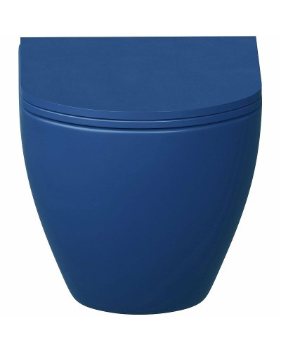 Унитаз Grossman GR-4455BLMS подвесной Синий матовый с сиденьем Микролифт