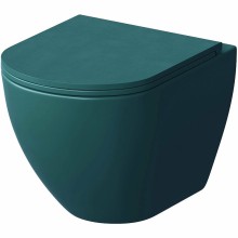 Унитаз Grossman GR-4455OLMS подвесной Зеленый матовый с сиденьем Микролифт