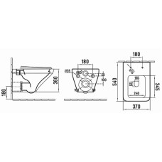 Унитаз SantiLine SL-5003 подвесной с сиденьем Микролифт