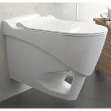 Подвесной безободковый унитаз с функцией биде с сиденьем микролифт Bien Organic OGKA052N1VP1W3000