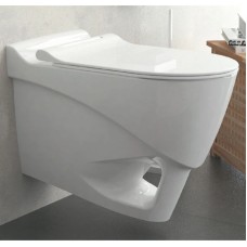 Подвесной безободковый унитаз с функцией биде с сиденьем микролифт Bien Organic OGKA052N1VP1W3000