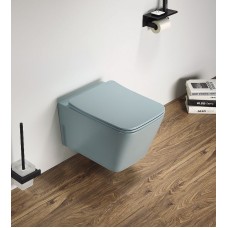 Унитаз CeramaLux 5170MLG подвесной Зеленый матовый с сиденьем Микролифт