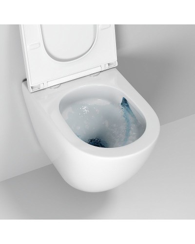 Унитаз Grossman GR-4483SQ подвесной Белый глянцевый с сиденьем Микролифт