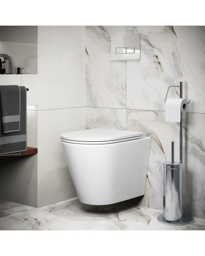 Унитаз Grossman GR-4478SQ подвесной Белый с сиденьем Микролифт