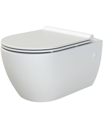 Унитаз Boheme Bianca 963 подвесной Белый матовый с сиденьем Микролифт