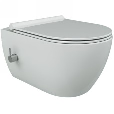 Унитаз биде Boheme Bianca 963-2-WM подвесной Белый матовый без сиденья