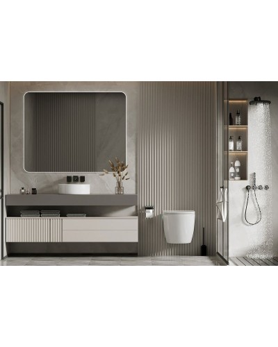 Унитаз Abber Bequem AC1106P подвесной с сиденьем Микролифт