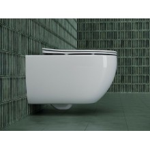 Унитаз Ceramica Nova Long CN3015 подвесной с сиденьем Микролифт