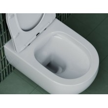 Унитаз Ceramica Nova Long CN3015 подвесной с сиденьем Микролифт