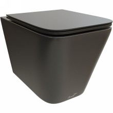 Унитаз Cerutti SPA Maiella Aria MB CT9163 подвесной Черный матовый с сиденьем Микролифт