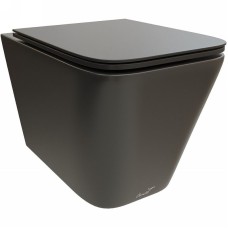 Унитаз Cerutti SPA Maiella Aria MB CT9163 подвесной Черный матовый с сиденьем Микролифт