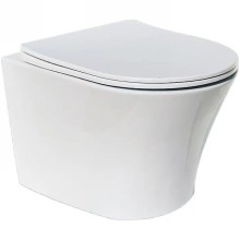 Унитаз Cerutti SPA Adige Aria MW CT9245 подвесной Белый матовый с сиденьем Микролифт