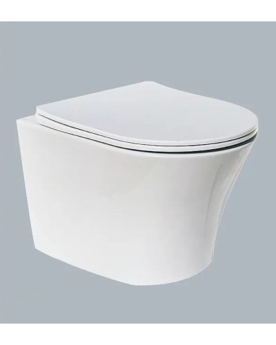 Унитаз Cerutti SPA Adige Aria MW CT9245 подвесной Белый матовый с сиденьем Микролифт