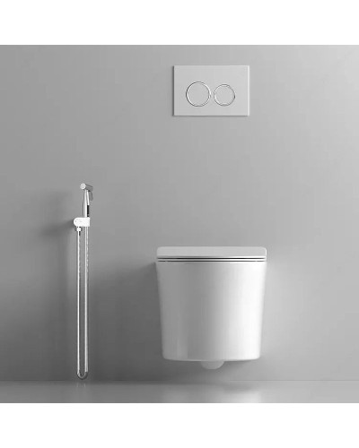 Унитаз Cerutti SPA Adige Aria MW CT9245 подвесной Белый матовый с сиденьем Микролифт