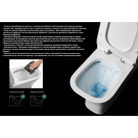 Унитаз Cerutti SPA Adige Aria MW CT9245 подвесной Белый матовый с сиденьем Микролифт