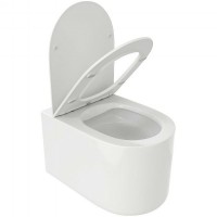 Унитаз Cerutti SPA Tanaro Aria MW CT9236 подвесной Белый матовый с сиденьем Микролифт